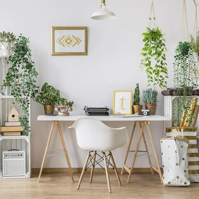 Lifelike Fade Proof Hanging Plants