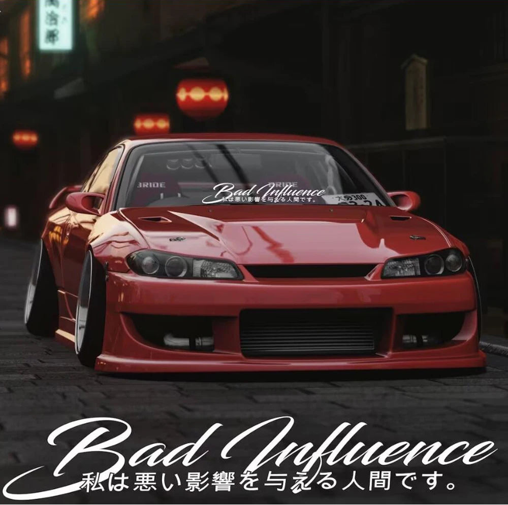 High Quality "Bad Influence" Vinyl Decal