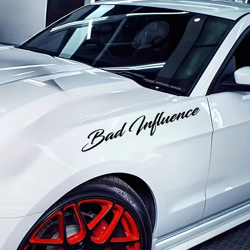 High Quality "Bad Influence" Vinyl Decal